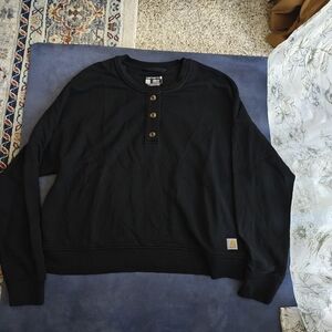 Carhartt Black Long Sleeve Henley